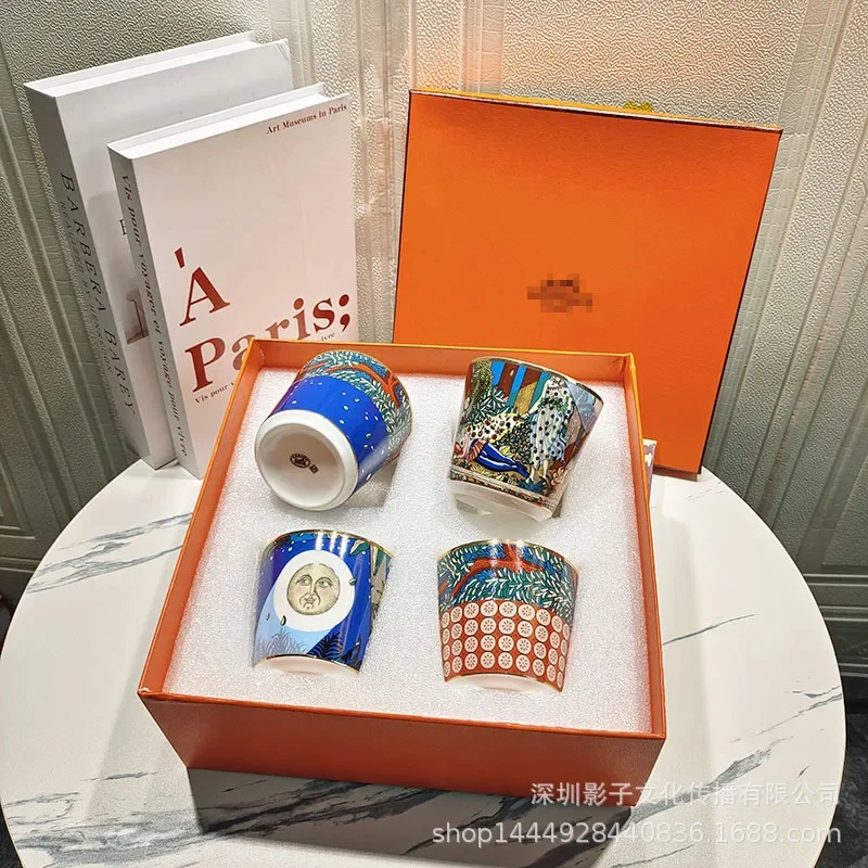 Exquisite Bone China Mug Tea Cup Coffee Cup Premium Tableware Great Gift for Birthday Wedding and Housewarming Home Use