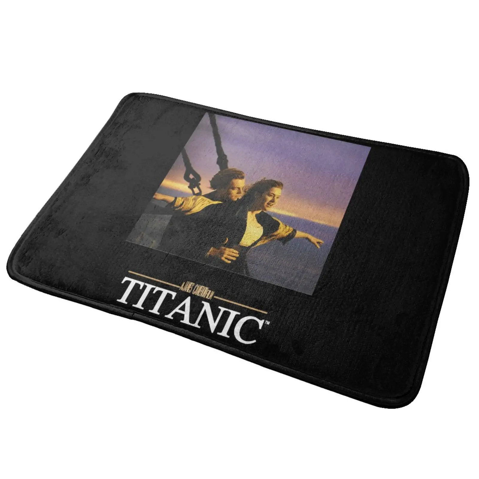 Titanic Rose Jack Leonardo Dicaprio Movie Promo V9 Mat Rug Carpet Popular Bath Floor Mat Decoration Bedroom Decoration