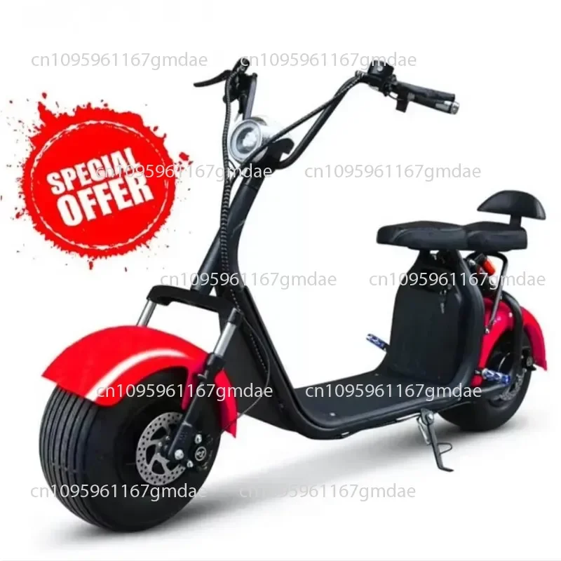 

Новые электрические скутеры со стальной рамой Citycoco 2000 Вт, электрический скутер с литиевой батареей и двумя сиденьями для мужчин и женщин