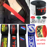 2pc/4pc coloful car safety belt universal lap belt car Insurance Safety Belt high strength seat belt strap car modify Seat Bel