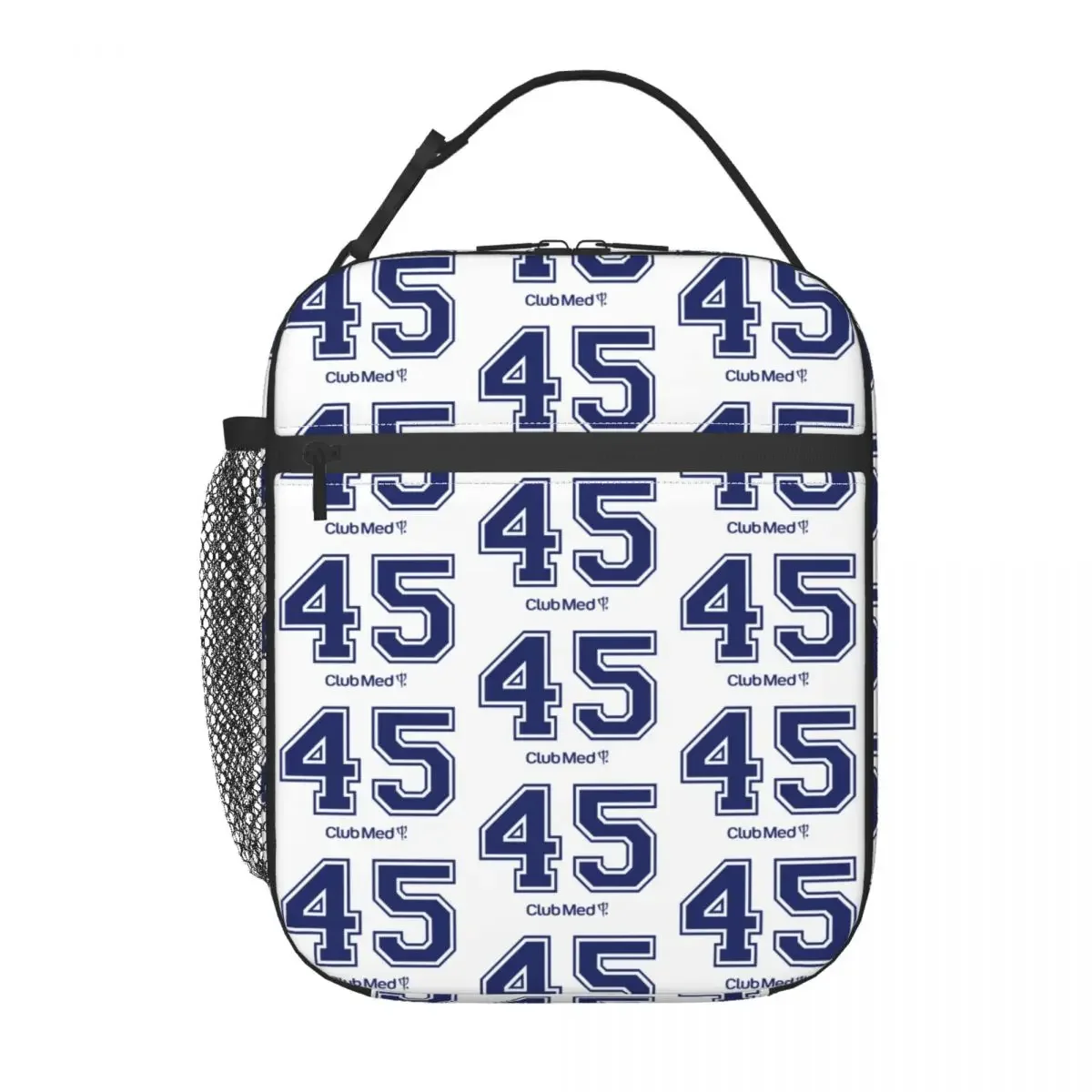 Number 45 Club Med Insulated Lunch Bag for Women Kids Portable Food Boxes Thermal Lunch Box Tote