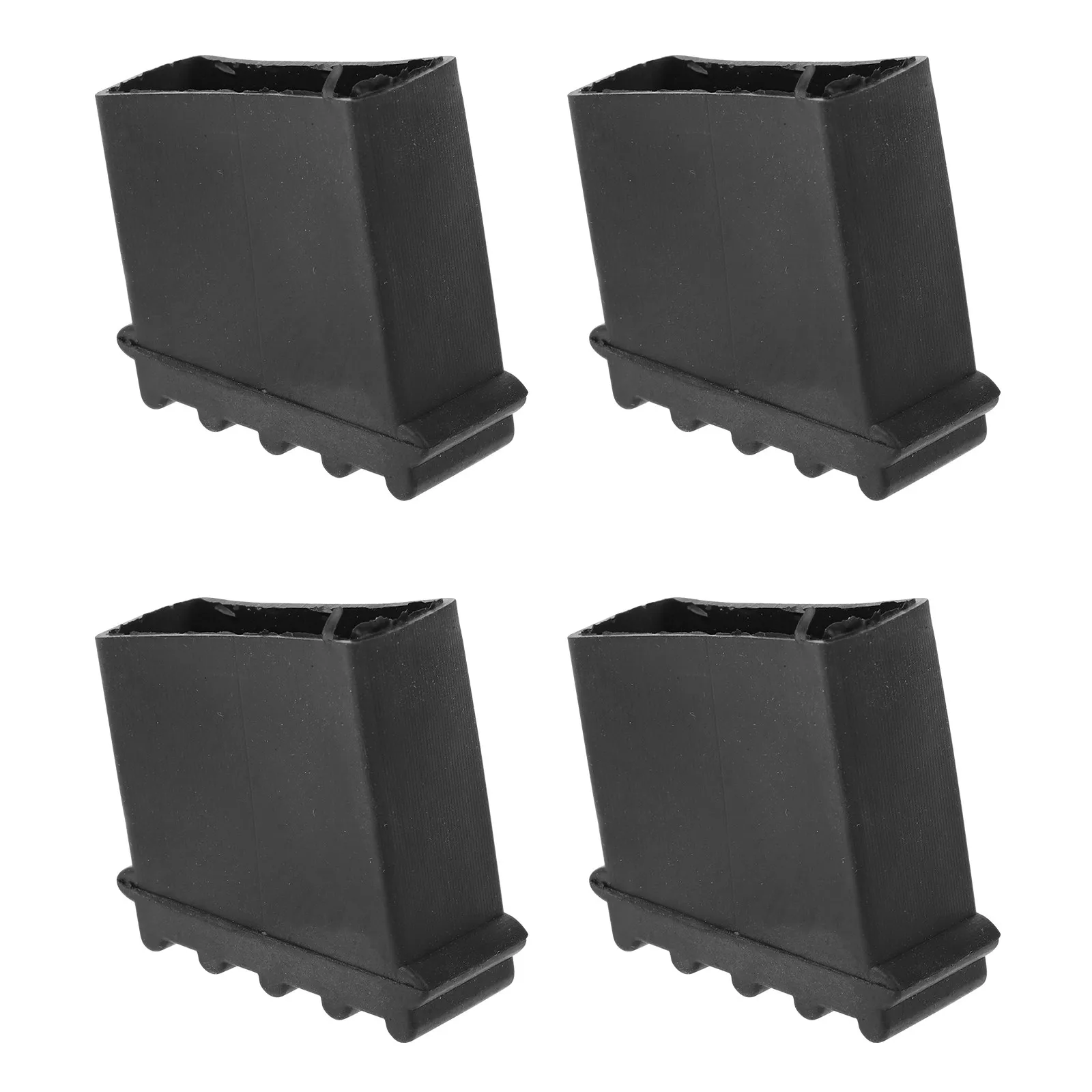 

4Pcs Non-Skid Ladder Pads Durable Ladder Feet Protectors Floor Scratch Prevention Silent Rubber Cushion Covers for Indoor