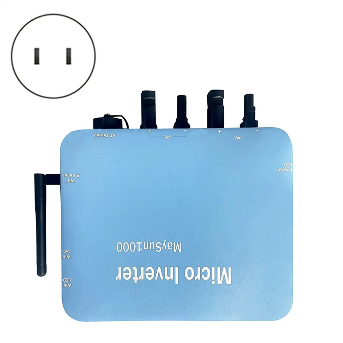 【~ New AA91】1000W Micro-Inverter Solar Grid Tie Waterproof DC to AC Conversion Built-in WIFI US PLUG