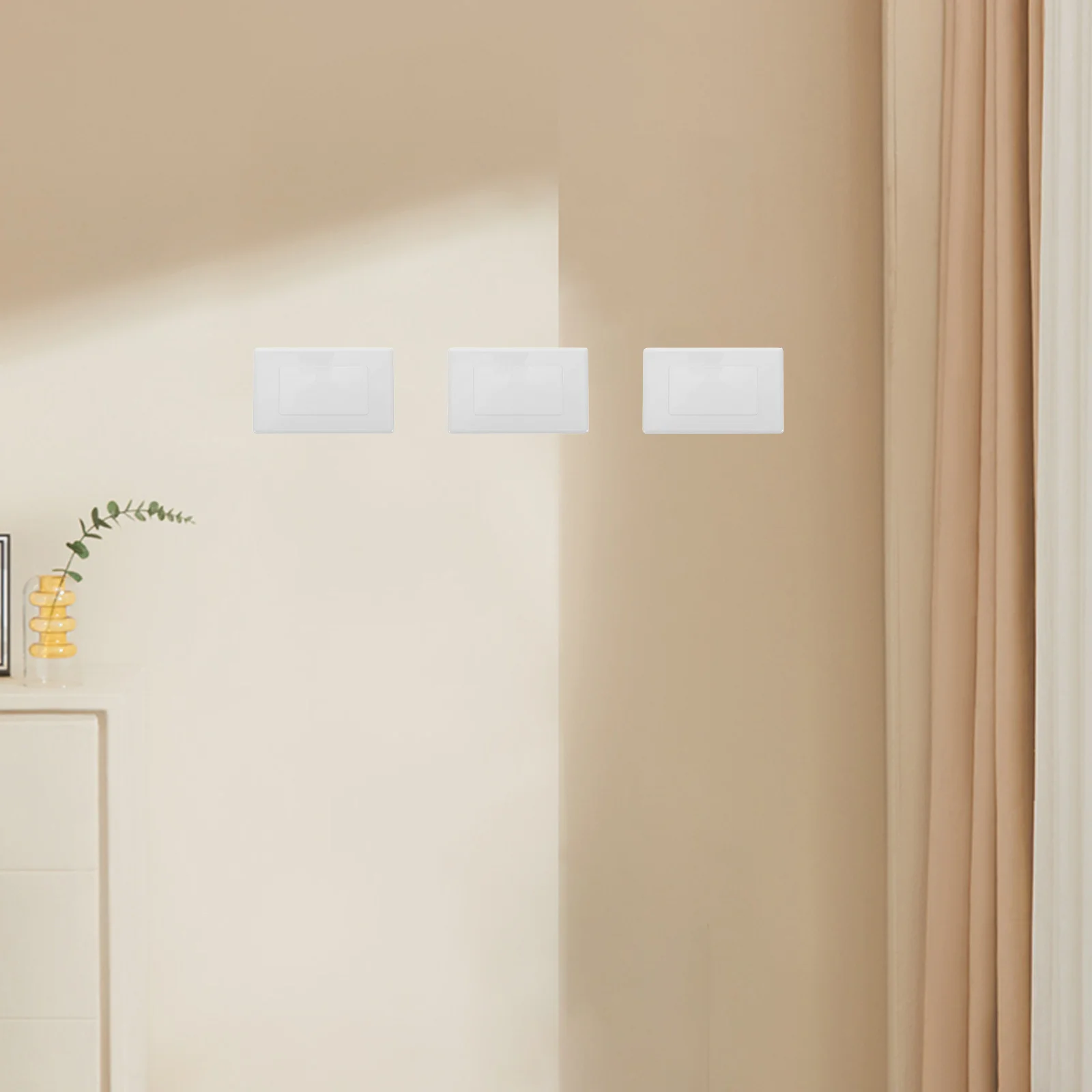 

4Pcs Plastic Electrical Box Cover Plate Blank Wall Plate for Junction Box Concealment Decorative Outlet Cover Solution