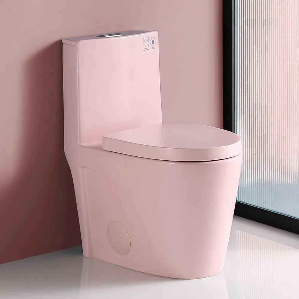 

Compact Dual Flush Toilet with 1.1/1.6 GPF and 1000g MAP, ADA Height 17 Comfort Chair Seat, Soft Close 15.5W