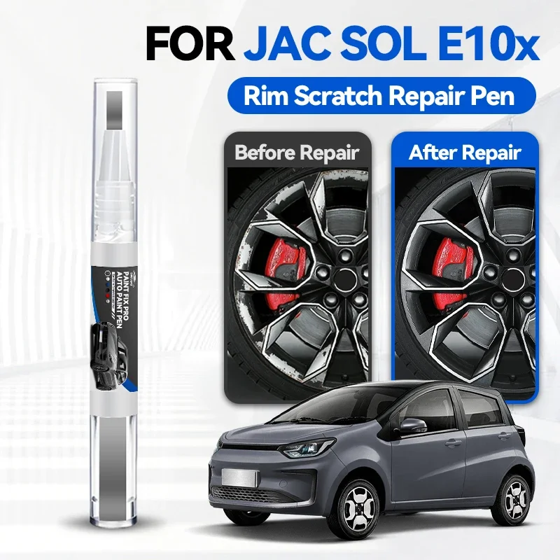 

Ремонтный карандаш для покраски JAC SOL E10x 2022-2025, средство для удаления царапин, аксессуары для авто, черный, белый, зеленый