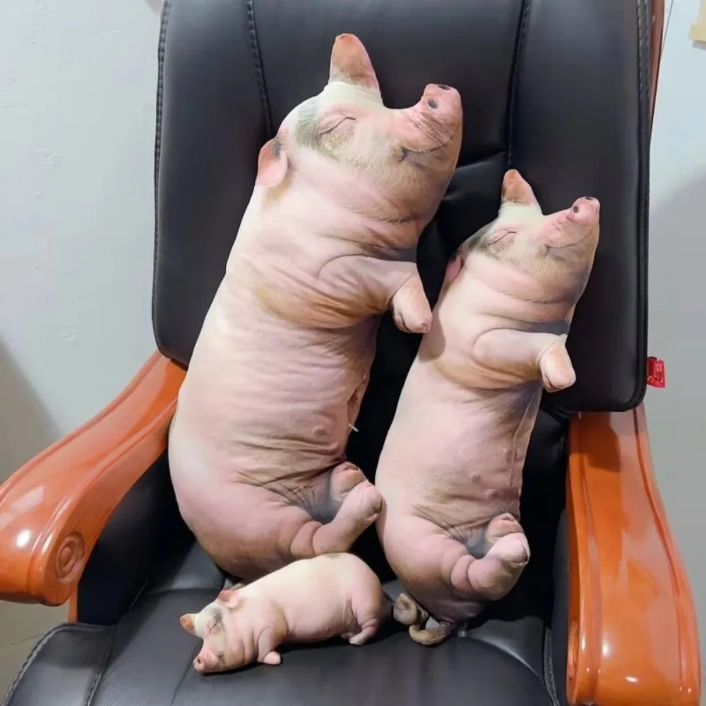Pig Soft Pig Lifelike Realistic Pig Lifelike Printing Cotton Stuffed Stuffed Pig Close Friends