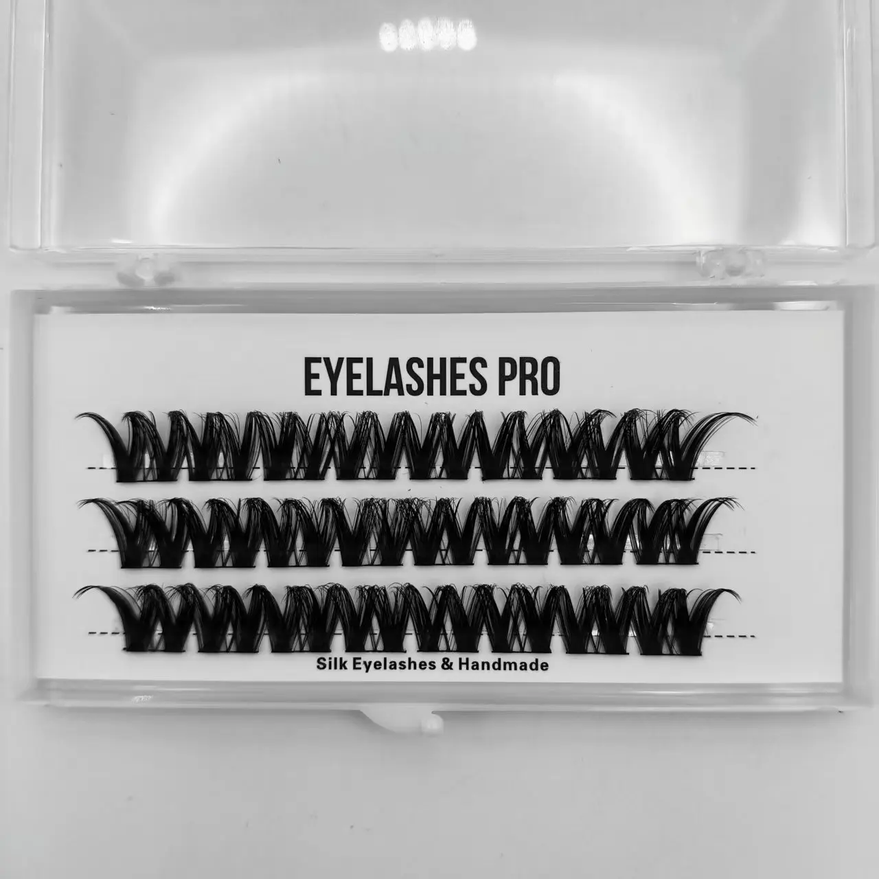 RB000 DIY Hand Made Eyelash Extension Segmented Flase Lashes  Lash Bundles Soft Ribbon Strip Eyelashes Makeup Lashes NEW