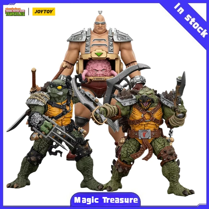 

【MT】JOYTOY 1/18 Фигурка TMNT-Krang Slas Krang Slash Tokka Модель игрушки Подарочные украшения