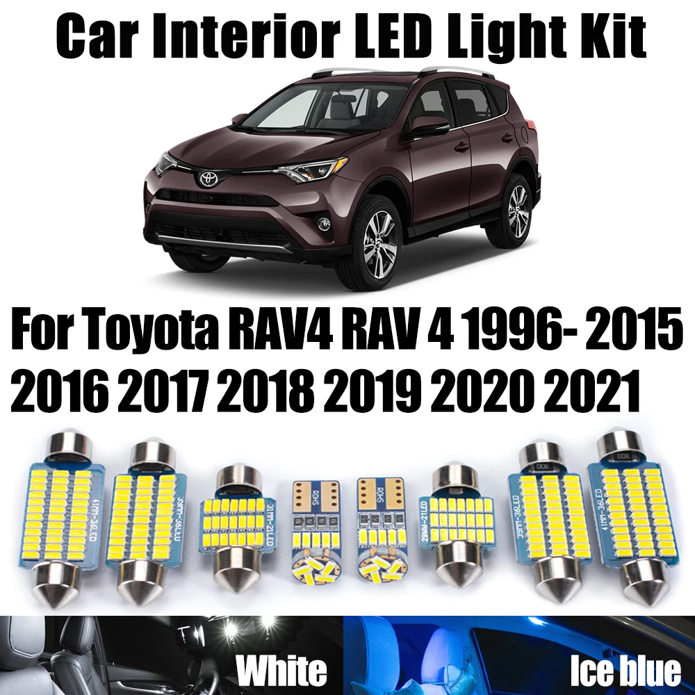 yZ[zg^ RAV4 RAV 4 1996-2013 2014 2015 2016 2017 2018 2019 2020 2021  LED CeAV[OCg Canbus dLbgG[Ȃ