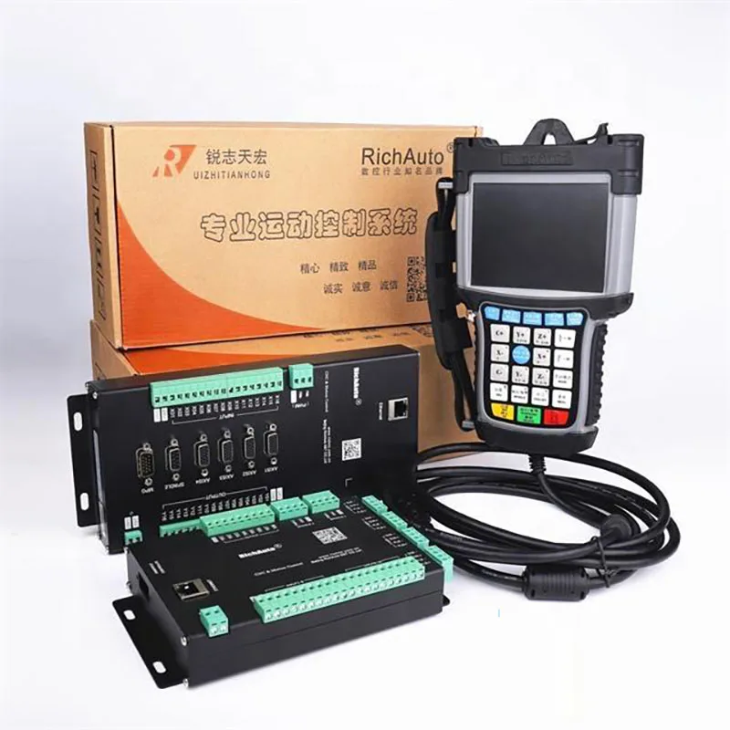 RichAuto DSP B51 CNC controller B51 stepping or B51 servo 3 axis controller for cnc router replace DSP A51 upgrade version