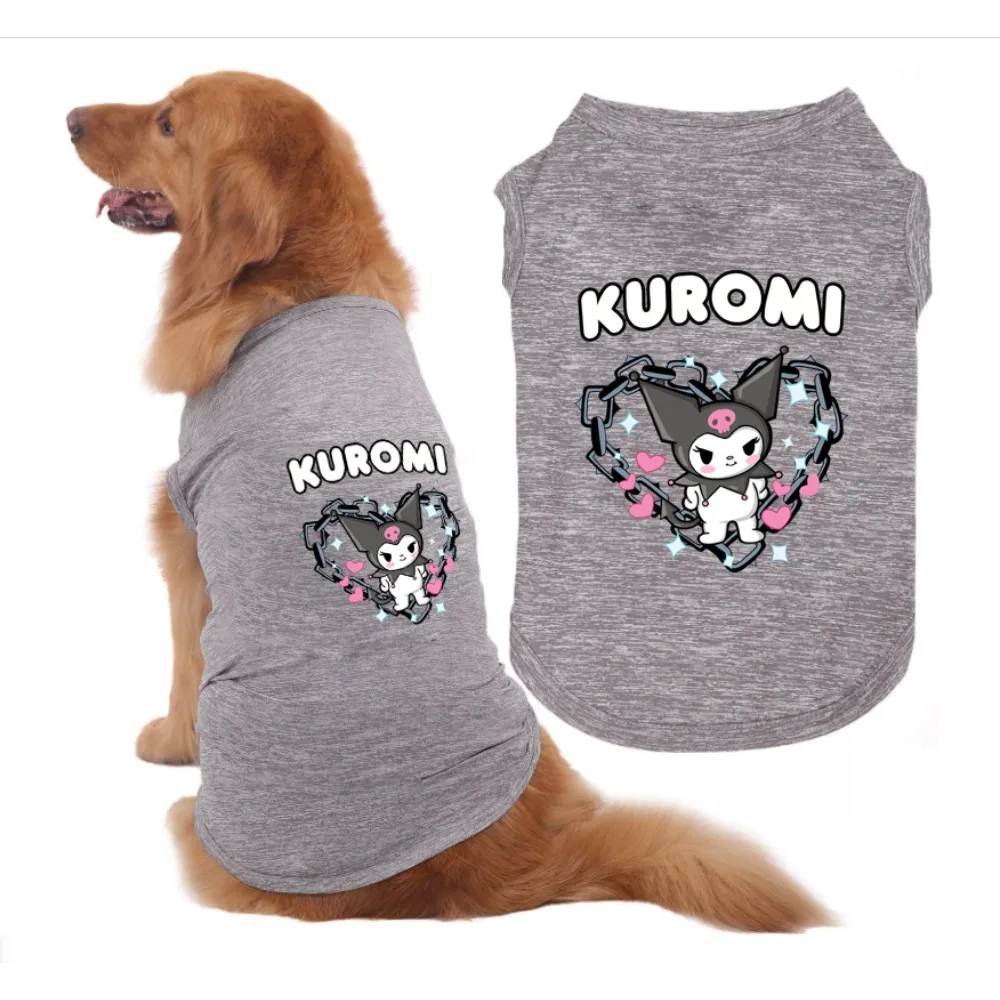 1 cartoon printed pet vest for cats and dogs to relax indoors and outdoors, take a walk, Christmas gift, mom's first choice