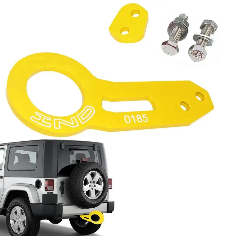 

Rear Bumper Tow Towing Hook Racing Car Rear Tow Hook Kit Aluminum Alloy Racing Car Rear Tow Hook Kit For RVs SUV Truck