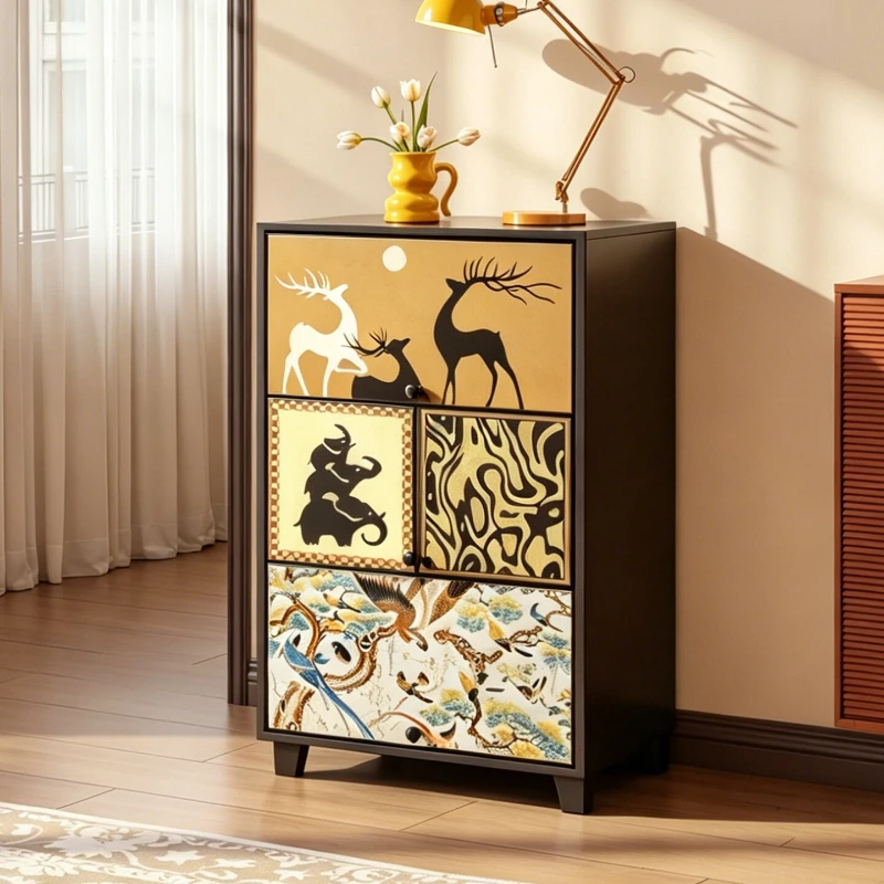 

Living room Integrated Storage locker large capacity practical small Dining side cabinet against the wall cajonera Furniture