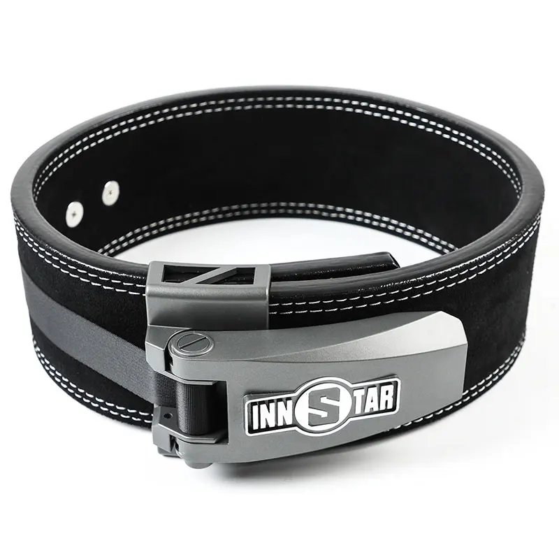 INNSTAR High Quality IPF Standard Powerlifting Gym Belt Weightlifting Power Custom GMY 10mm 13mm Lever Weight Lifting Belt