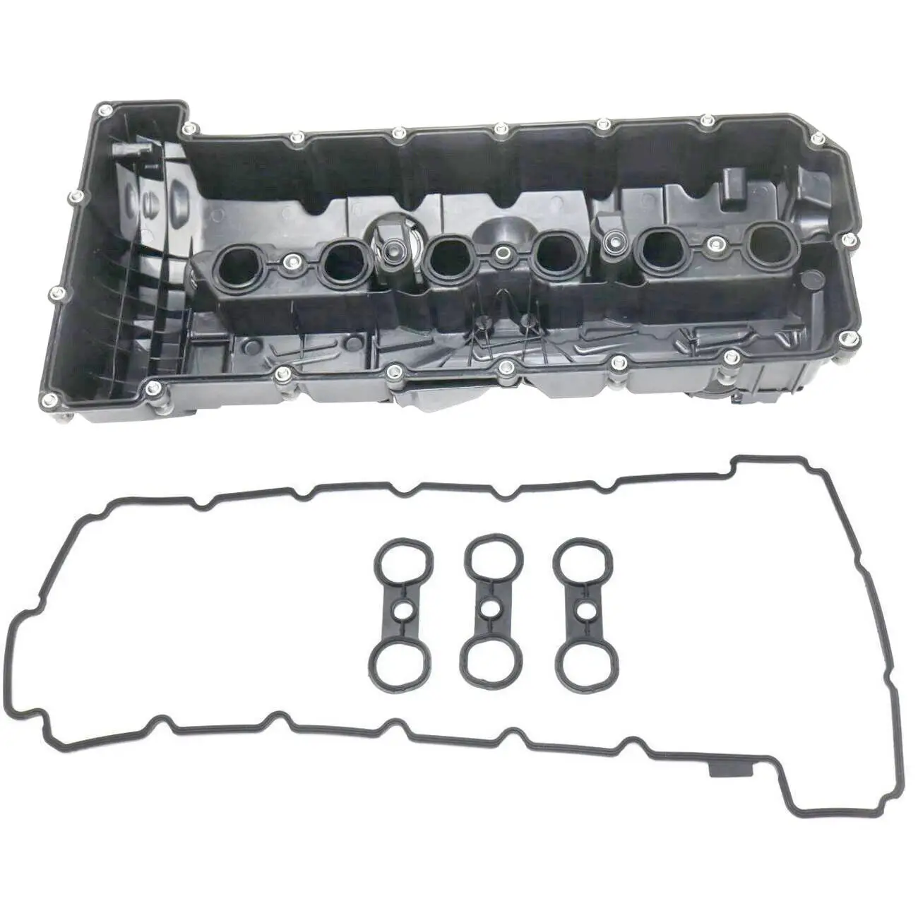 New For BMW N52 N51 Engine Aluminum Engine Valve Cover E60 E90 E92 E70 Z4 X3 X5 128i 328i 528i N52 11127552281 Fast Delivery