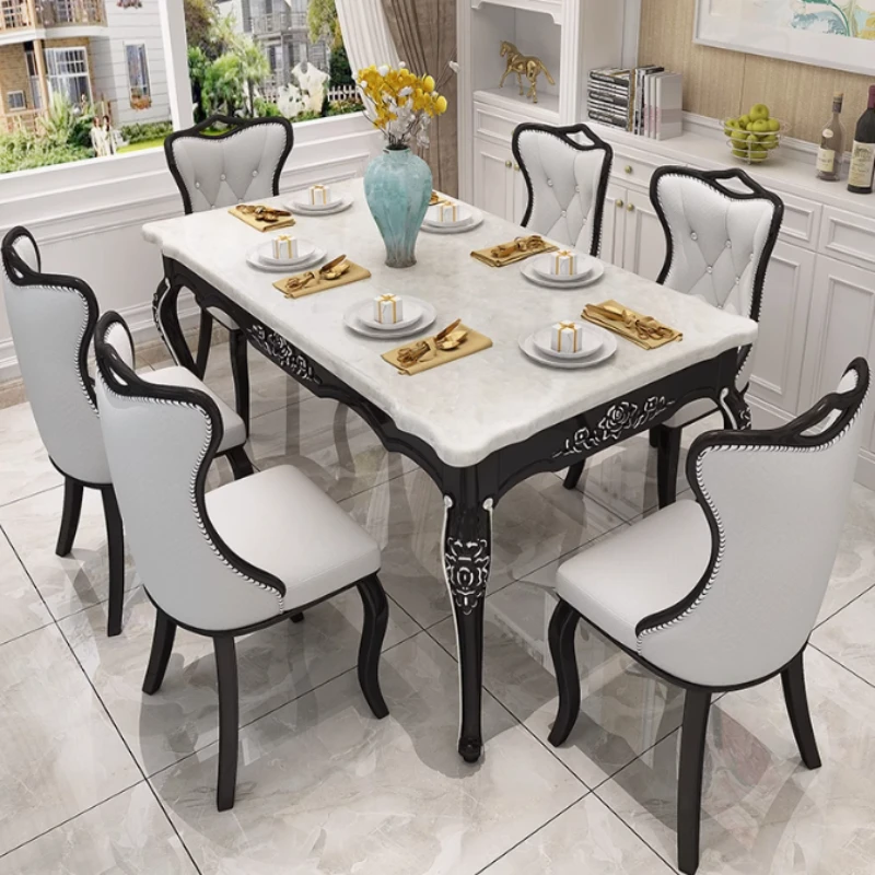 

Design Black Dining Tables Square Restaurant House Modern Luxury Dining Tables Kitchen Salon Stoly Do Jadalni Furniture Home