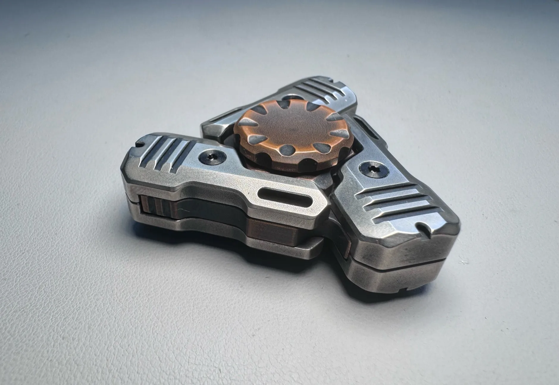 Sonic Mech Gyroscope Stainless Steel + copper EDC, decompression toy