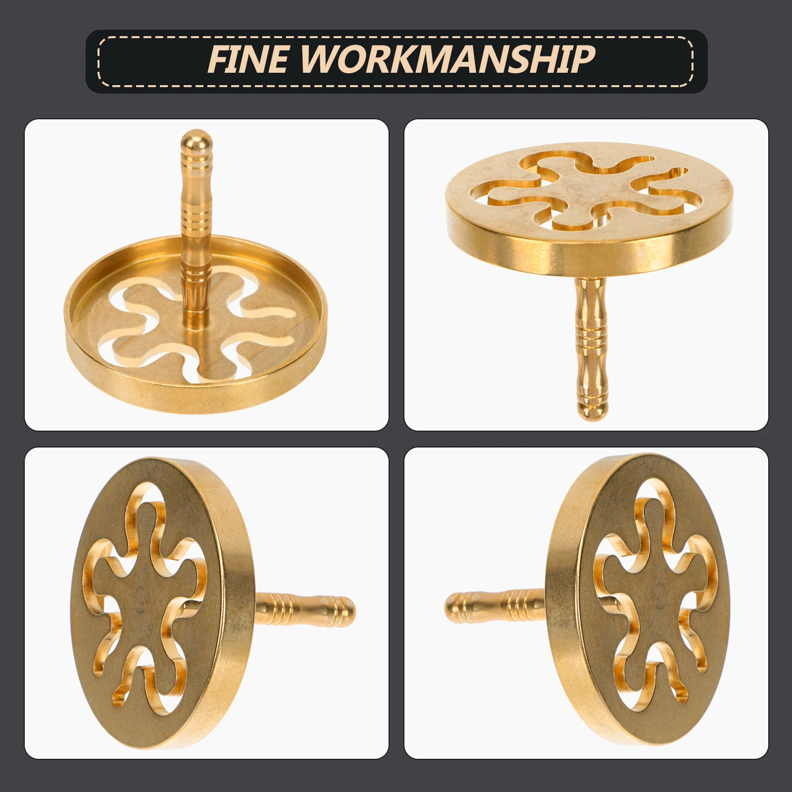 Incense Press Copper Ash Press Tool Removable Design Easy to Use for Home Study Office Temple Household Incense Making Supply