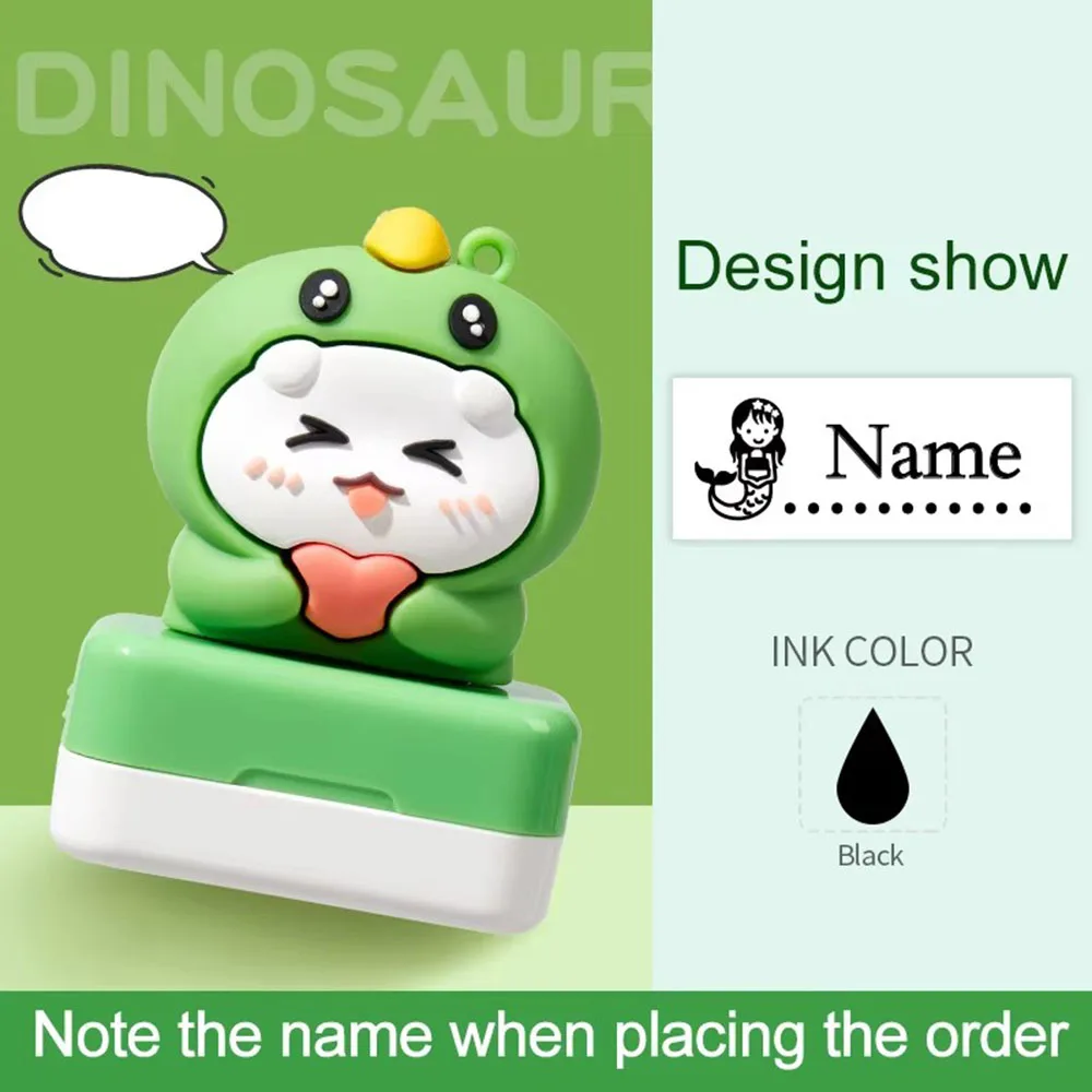 Namenssiegel für Kinder, individueller Namensstempel für Schüler, Kindergartenkleidung, wasserfester Namensaufkleber, Montessori-Stempel, Geschenk ﻿