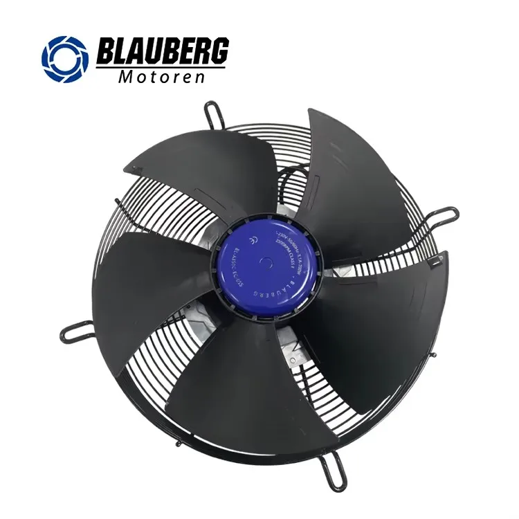 400mm Industrial Axial Flow Cooling Exhaust Fan with 380V EC Motor Duct Mountable Plastic Blades OEM Customizable