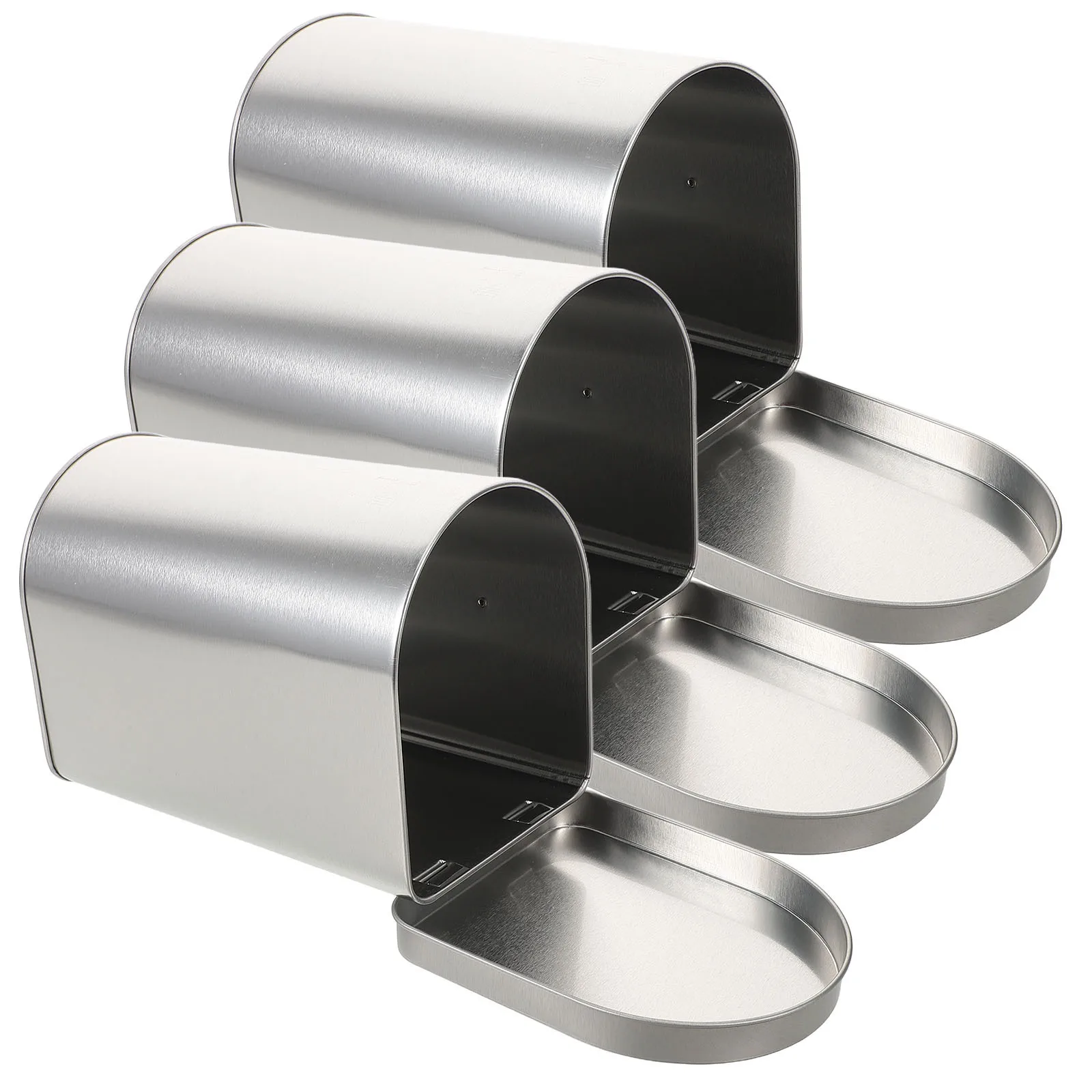 

3Pcs Christmas Mailbox Shaped Tin Containers Vintage Storage Tins for Small Treats Candies Chocolate Stocking Stuffer