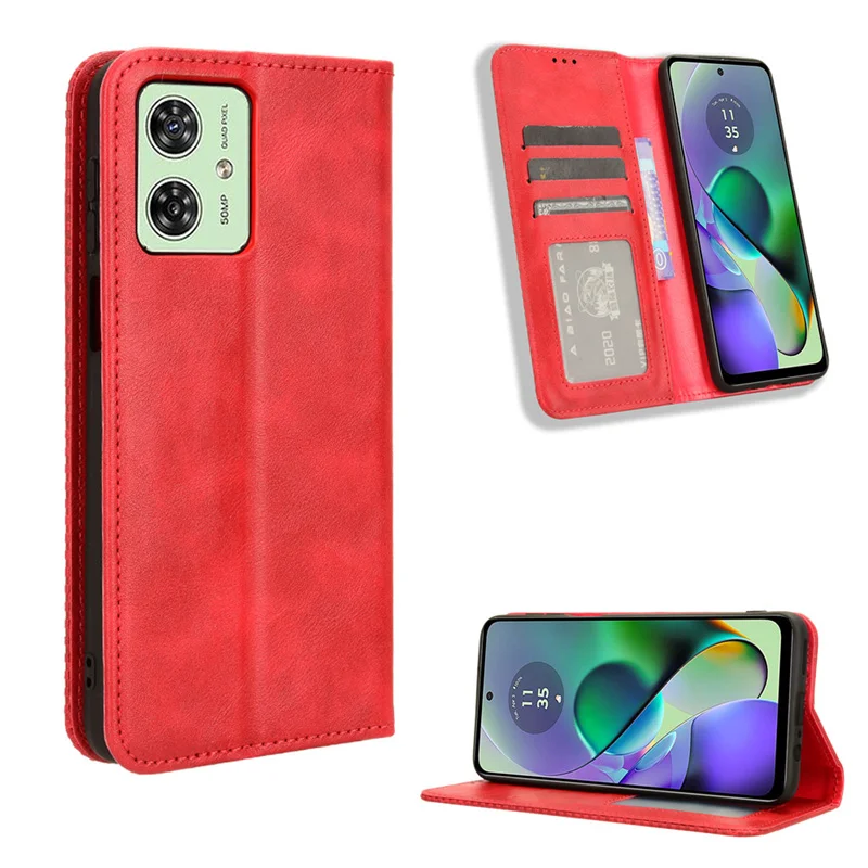 

For Motorola Moto G64y 5G Magnetic flip cover PU Wallet Phone case for Moto G64 5G leather Phone case