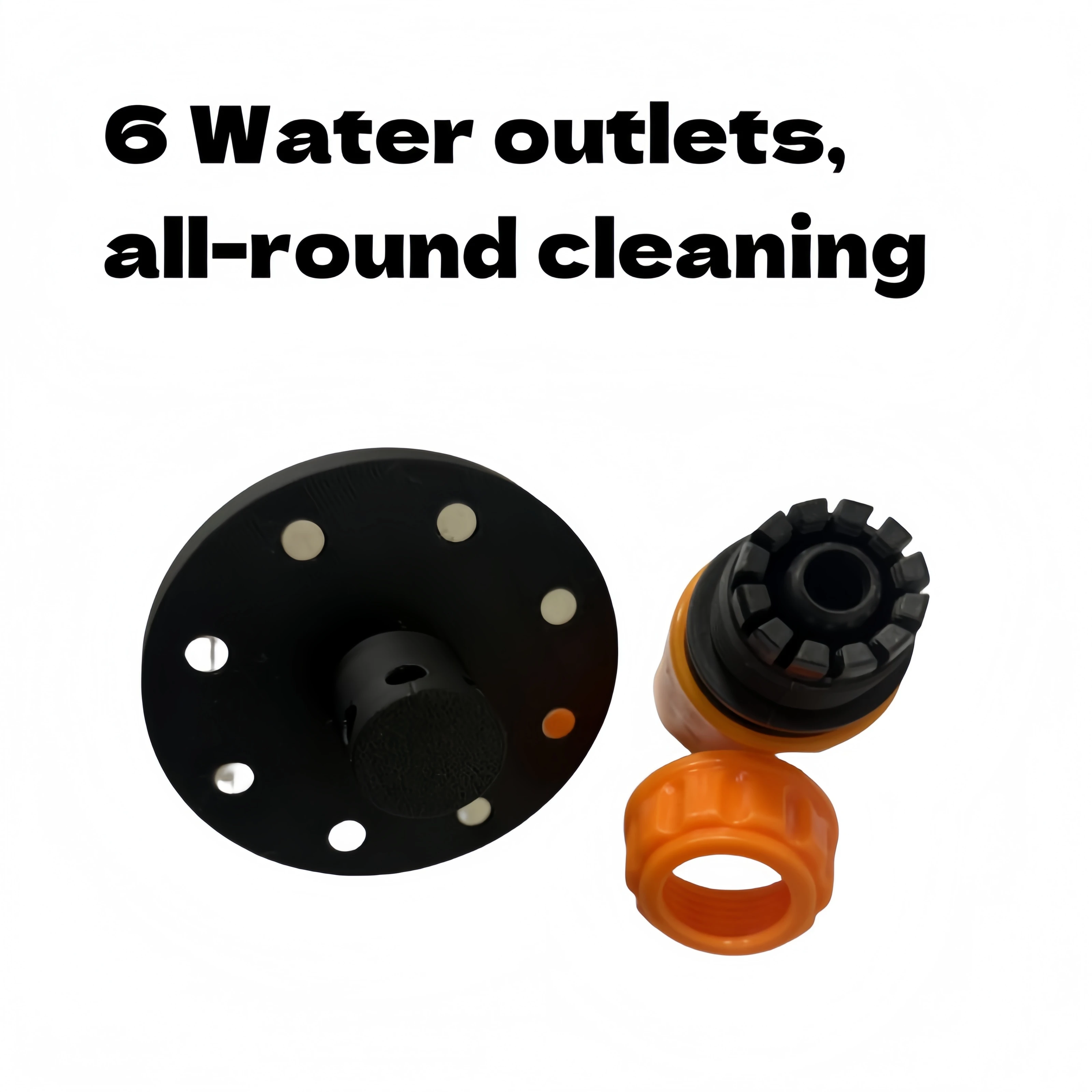 Chassis Cleaner Flusher Kit with Quick Connect Hose Fitting Undercarriage Wheel Arch Auto Washing Tool for Pressure Hose Washer