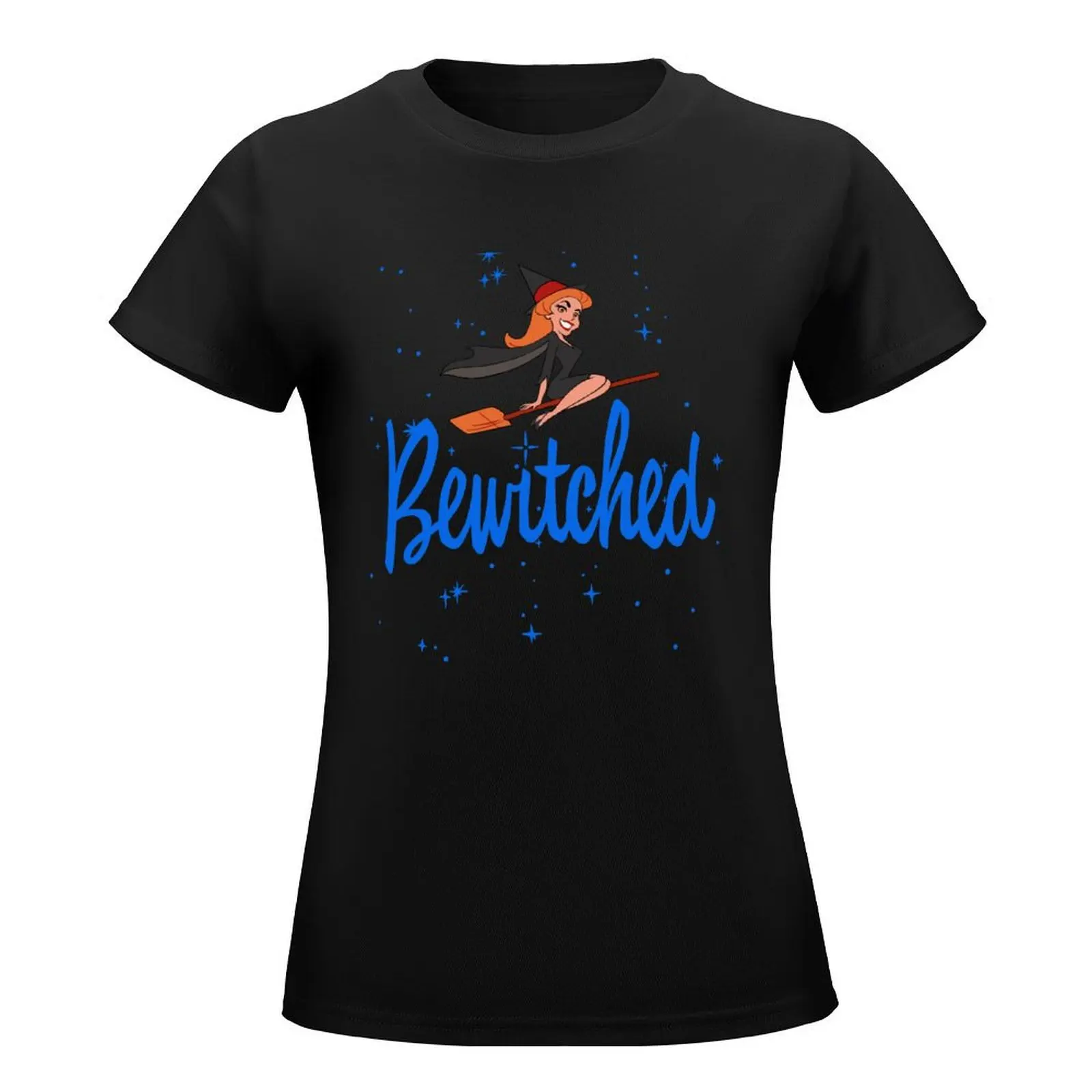 Bewitched colour T-Shirt animal print shirt for girls female summer blouses woman 2024