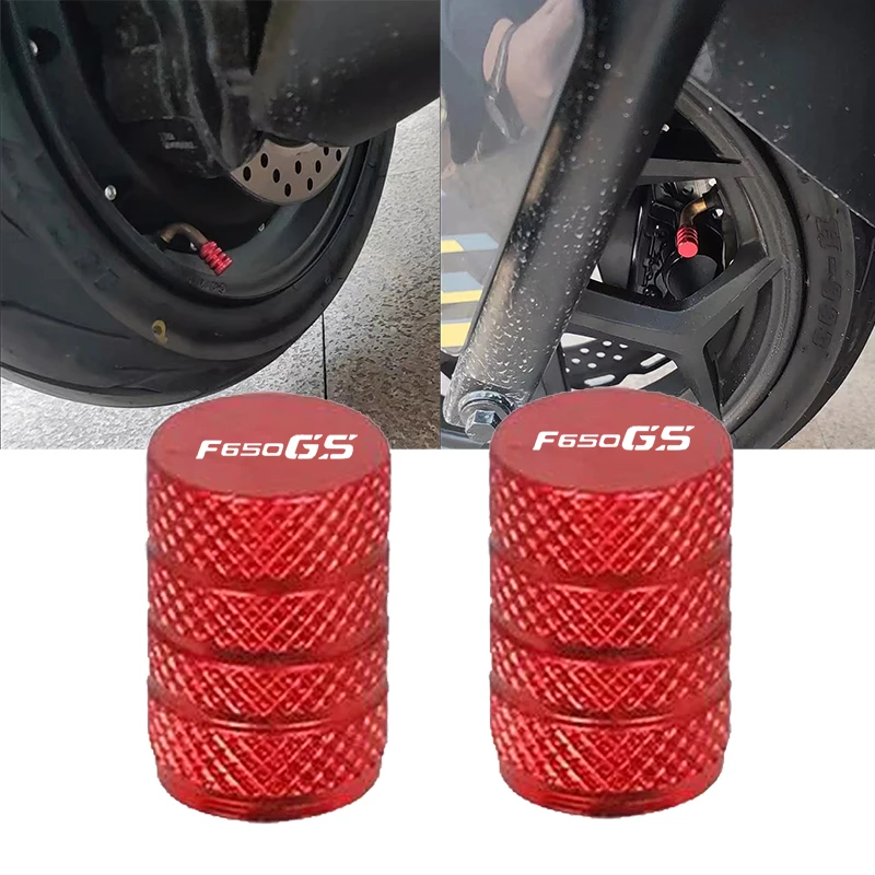 

For BMW MOTO F650GS F650 GS Special Accessories 2PCS Motorcycle Aluminum Alloy Tire Wheel Decorate Parts Valve Stem Caps Cover
