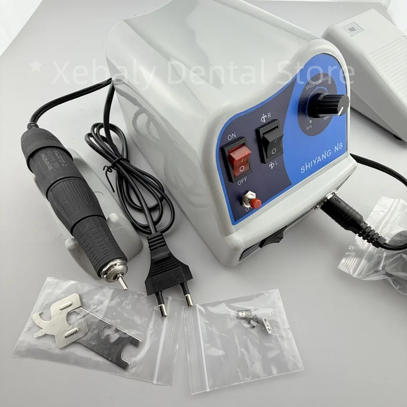 مختبر الأسنان ماراثون N8 محرك كهربائي صغير / 45K RPM SH37LN قبضة تلميع