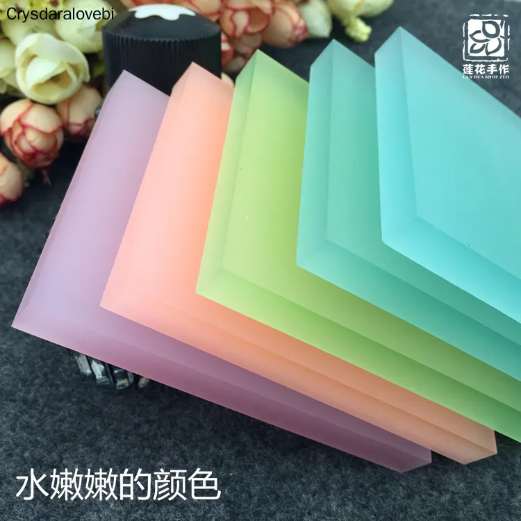 10X7.5X1CM export quality ultra-beautiful color translucent crystal jelly carving special rubber brick DIY material