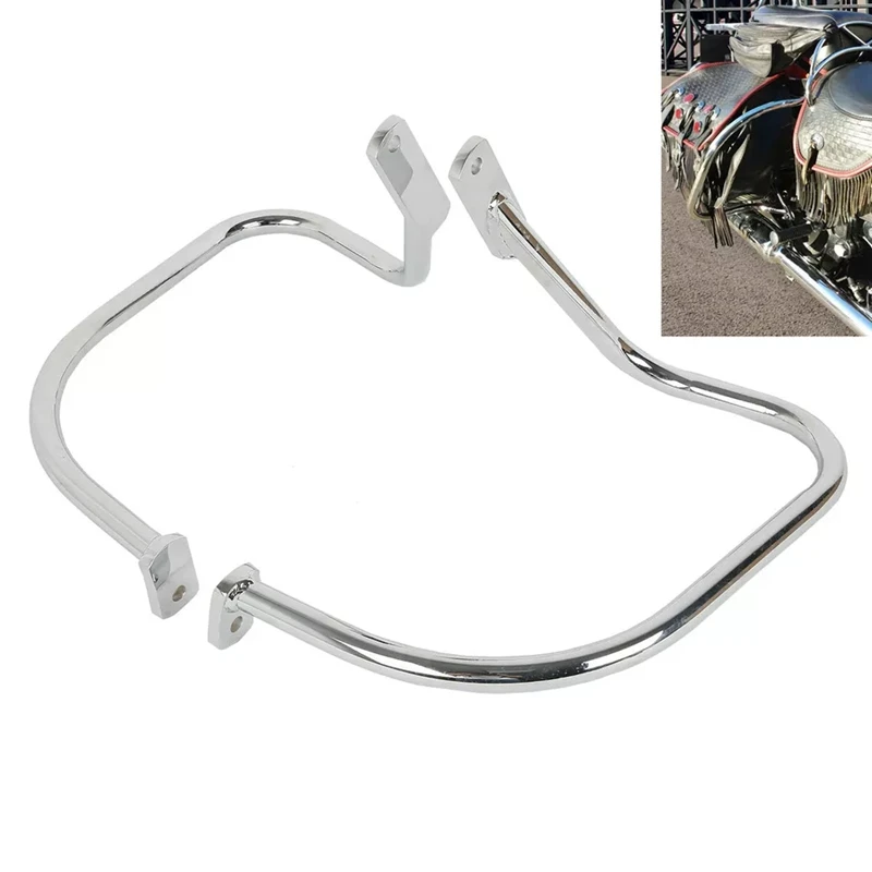 Motorcycle Saddlebag Guard Rail Crash Bar For Harley Softail Heritage Springer FLSTS 1997-1999