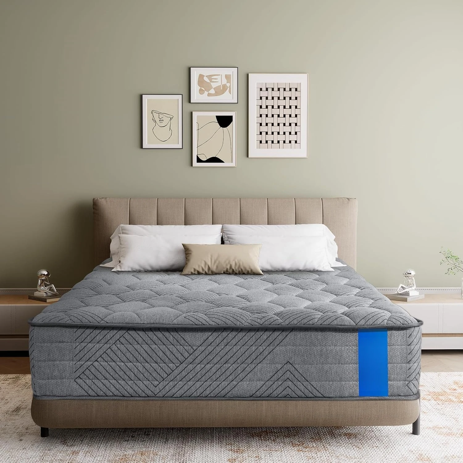 

12-Inch Queen Mattress In a Box, Medium-Strength Memory Foam, Relieves Back And Neck Pain, Sports Isolation