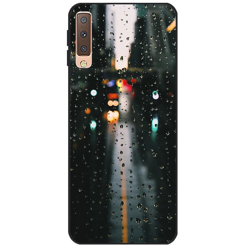 Etui na Samsung Galaxy A7 2018 etui silikonowe kolorowe etui na telefon Samsung A7 2018 A750 A750F 6.0 calowa obudowa ochronna