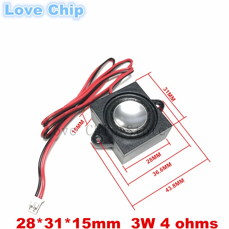 2PCS 2831/3128 Speaker 3 Watt 4 Ohm Single Cavity Mini Speaker Full-Range Cavity Mobile Portable Advertising Machine Speaker 2P