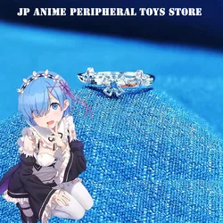 New Re:Life in A Different World From Zero Rezero Re0 Anime Rem Ring for Cosplay Accessory Action Figure for Girls Gift