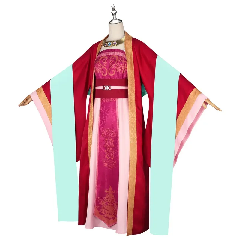 Parrucca del costume della concubina imperiale The Apothecary Diaries S2 Anime Cosplay Abito tradizionale antico Yuye Red Hanfux,5;d'2.y;8'