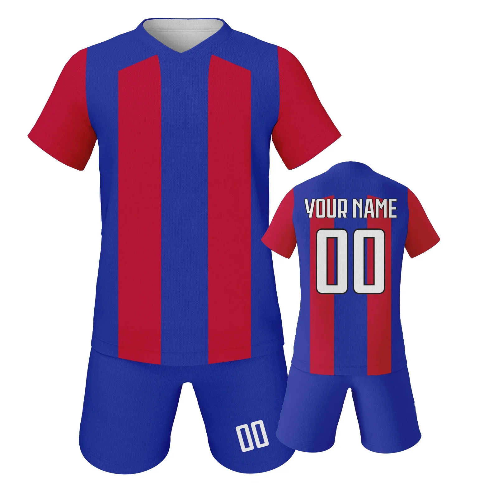 

Customized children's football shirt sets, customized names and numbers, boys' and girls' football sets, youth football team uni