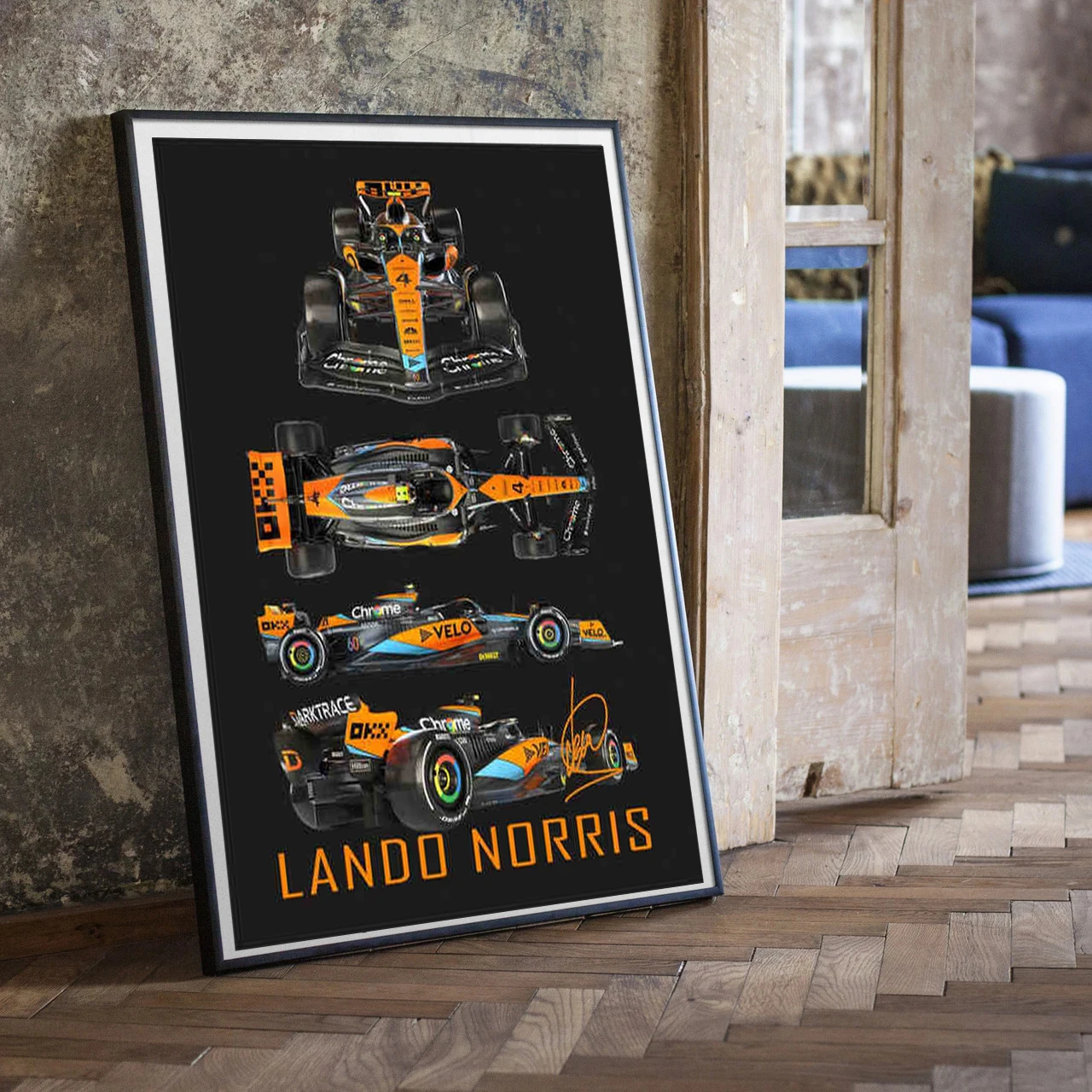 Formula 1 Circuit Team Racing Poster Aesthetic Wall Pop Art F1 Car Track Motorsport Canvas Painting Picture Driver Room Decor