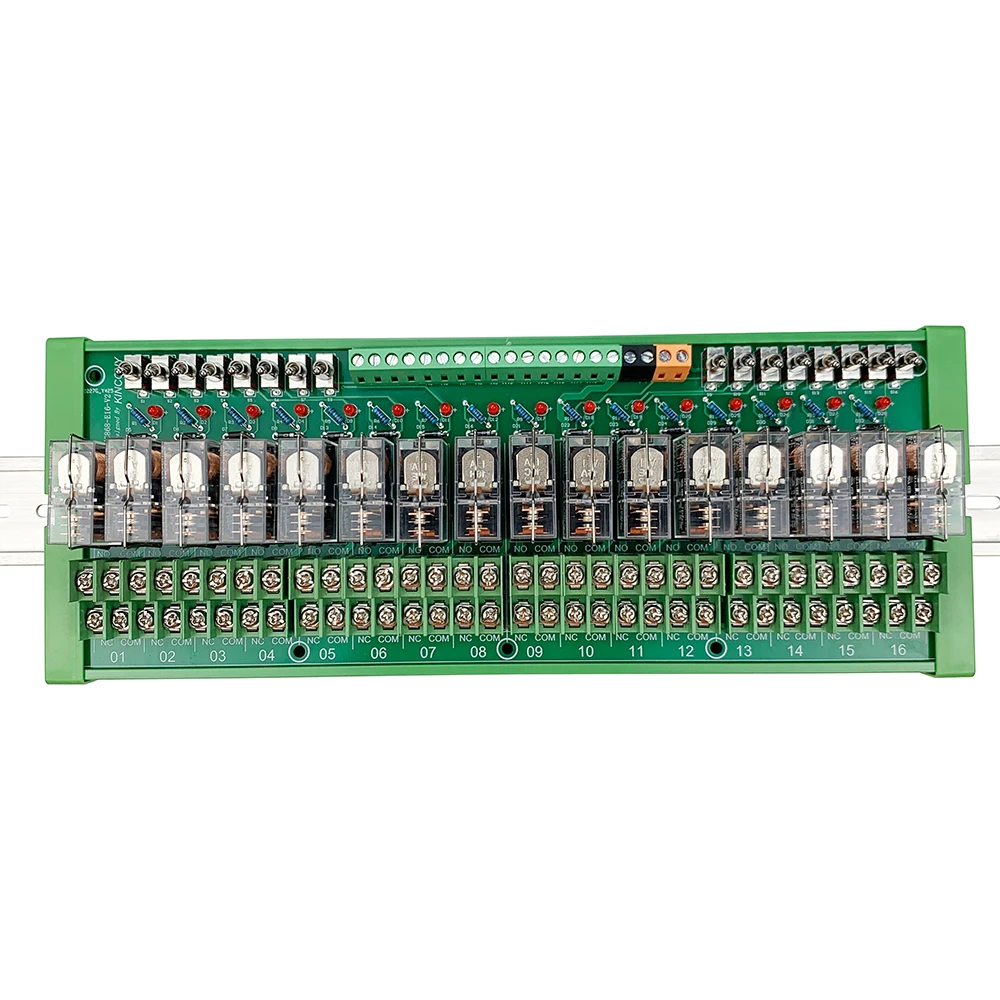 KC868-E16V2 16A DIN Schiene Relais Modul Board Terminal Mit Manuelle Steuerung Taste Tastatur – Detail 6