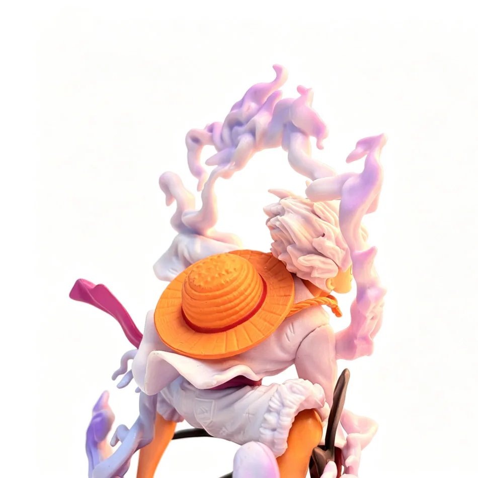Bandai One Piece Fifth Gear Sonnengott Nika Luffy Hockende Figur, Anime-Peripheriemodell-Ornament, 2D Anime-Sammlerstück im Trend – Detail 15