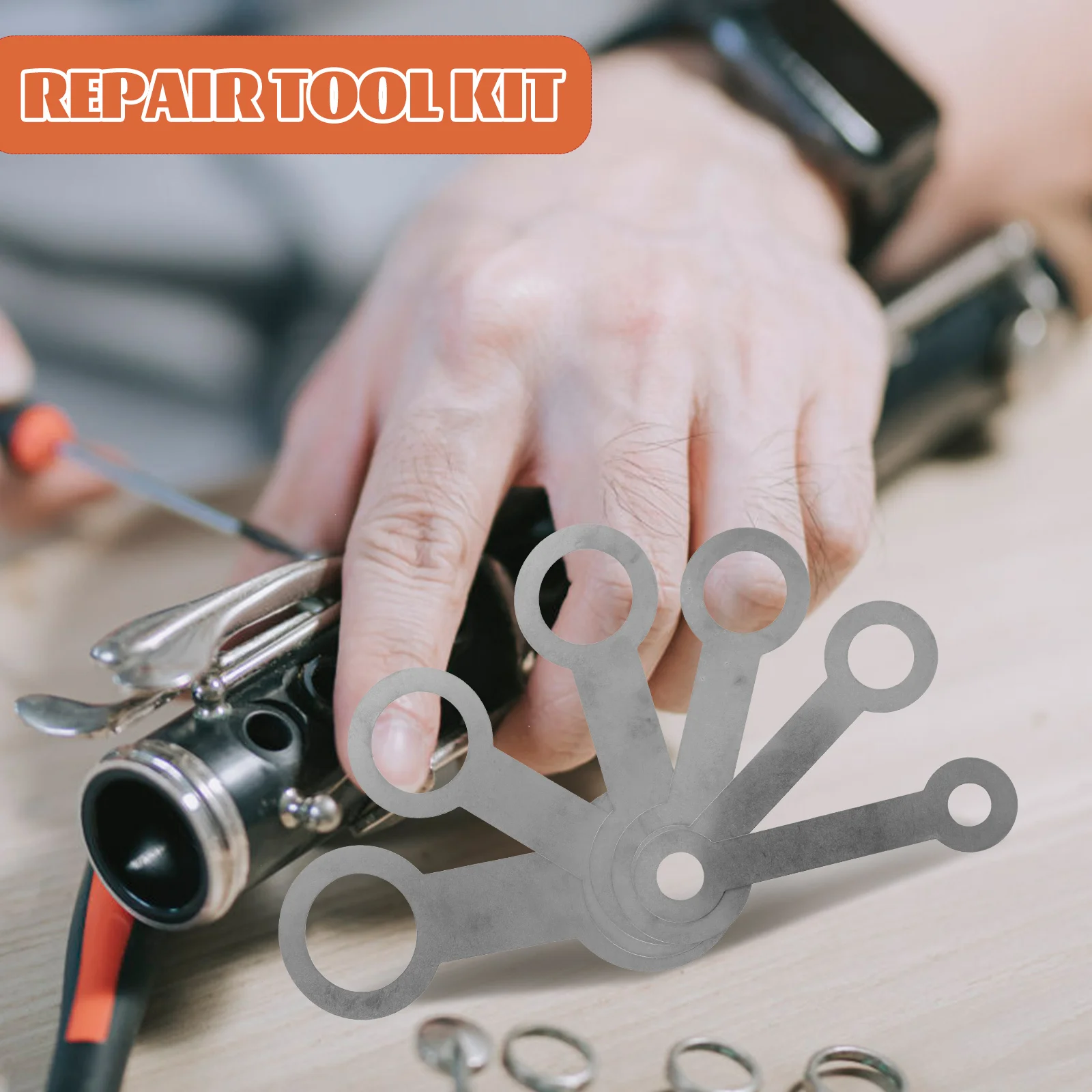 

1Set Saxophone Repair Tool Kit Durable Musical Instrument Supplies Professional Woodwind Repair Accessories Sax Tool