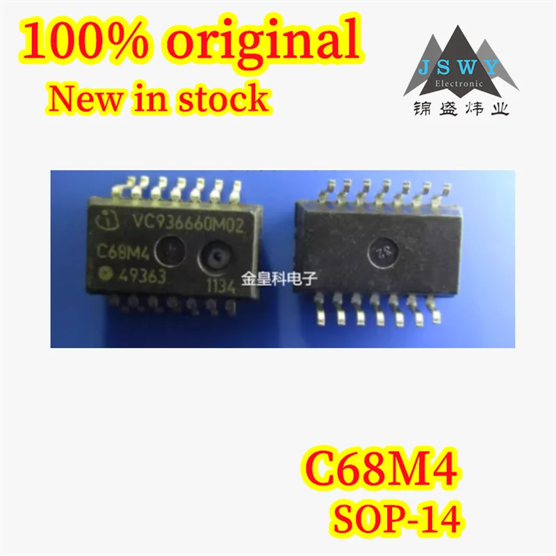 

(5/20PCS) 100% Brand New C68M4 SOP-14 Car Tire Pressure Sensor Original Stock Chipset