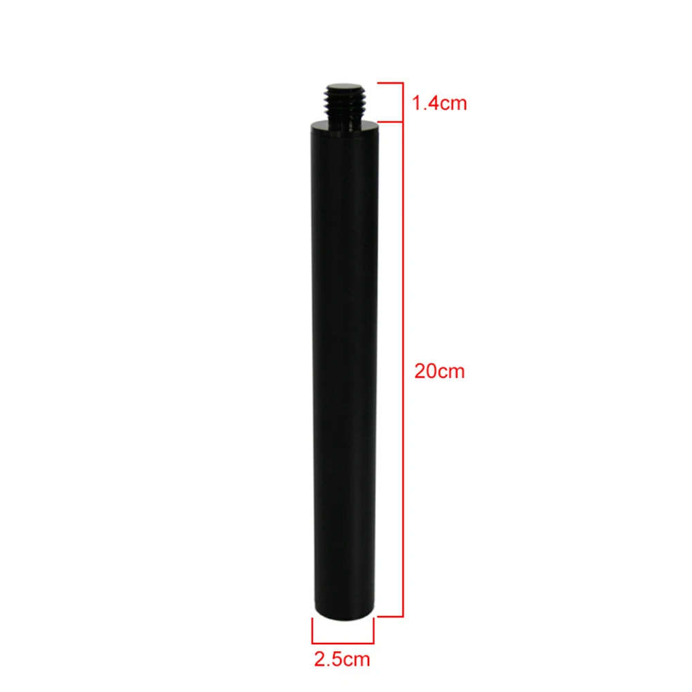 1pcs Aluminum Alloy Centering Pole GPS Extension Rod Diameter 25mm High-strength Ultra-light Extension Rod 100mm 200mm 300mm