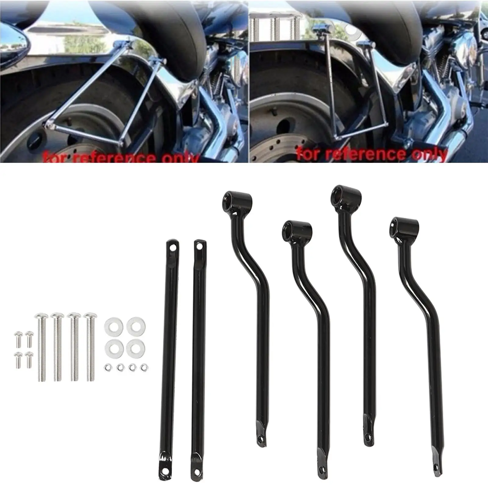Motorcycle Saddle Bag Supported Side Mounting Bracket Motorcycle Modification Replacement Kit