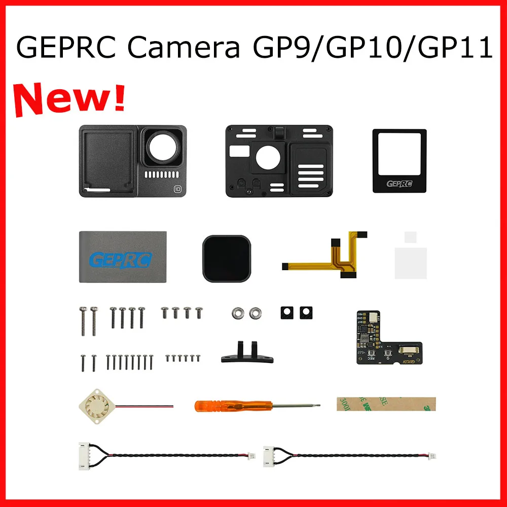 2023 New GEPRC Naked Camera GP9/GP10/GP11 Parts Lightweight Kits and BEC Module Design 5V-2.5A@3.3V-500mA Output for FPV Drone