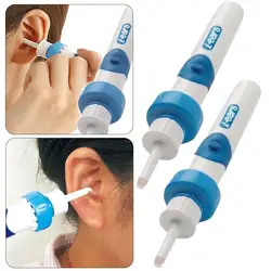 Electric Ear Wax Removal Kit Ear Cleaner Portable Automatic Ear Wax Vacuum Set Remover Electric Earwax Tools Ear-Pick Clean A1R9