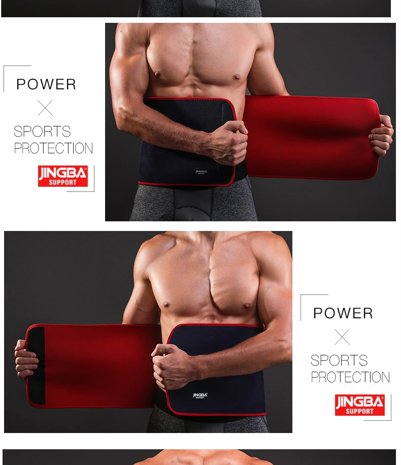 JINGBA SUPPORT Verstellbarer Modellierender Körper-Korsettformer Taillentrimmer Slim Fit Bauch-Schweißgürtel – Detail 11