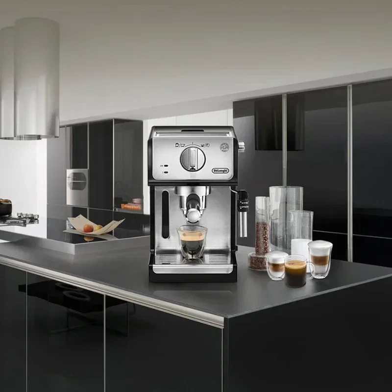 Kaffeemaschine Home Italienische Kaffeemaschine halbautomatische Milchschaum-Kaffeemaschine